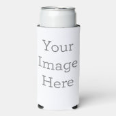 Schuim Slank Seltzer blikje koeler (Seltzer Voorkant)