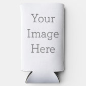 Schuim Slank Seltzer blikje koeler (Voorkant)