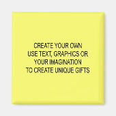 Creëer Uw eigen koelkastmagneten Magneet (Voorkant)