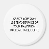 Creëer Uw eigen koelkastmagneten Magneet (Voorkant)