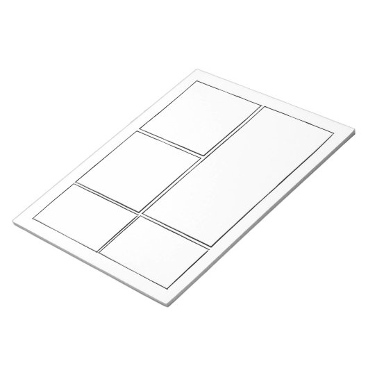 Creëer Uw eigen komieken | Blanco strippagina's Notitieblok (Schuin)