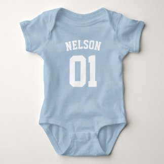 Creëer Uw eigen koninklijk blauwe nieuwe baby Romper
