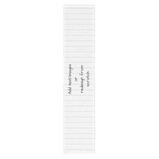 Creëer Uw eigen Korte Tafelloper (Voorkant)