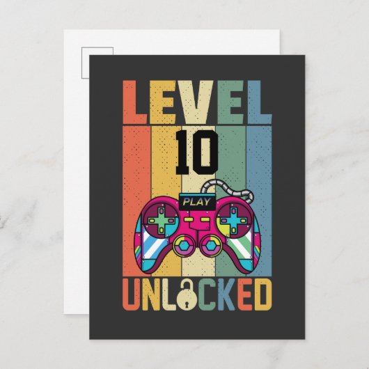 Creëer uw eigen kostuumniveau aanpassen, niet verg uitnodiging briefkaart (Voorkant / Achterkant)