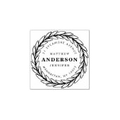 Creëer Uw eigen kringloopretouradres Rubberstempel (Afrduk)