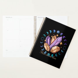 Creëer Uw eigen kristallen & maanfasen Planner