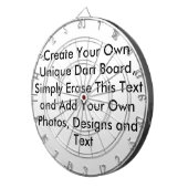 Creëer Uw eigen kunstbord Dartbord (Voorkant Rechts)