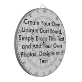 Creëer Uw eigen kunstbord Dartbord (Voorkant Links)