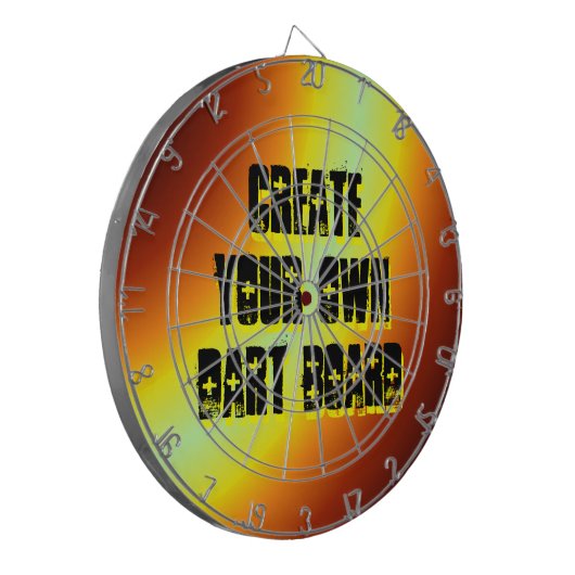 Creëer Uw eigen kunstbord Dartbord (Voorkant Links)