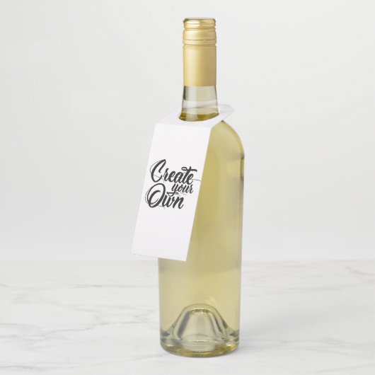 Creëer Uw eigen Label - Fles (Schuin)