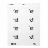 Creëer uw eigen labels (CYO) (Full Sheet)