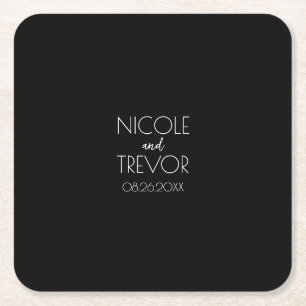 Creëer Uw eigen land - zwart Kartonnen Onderzetters