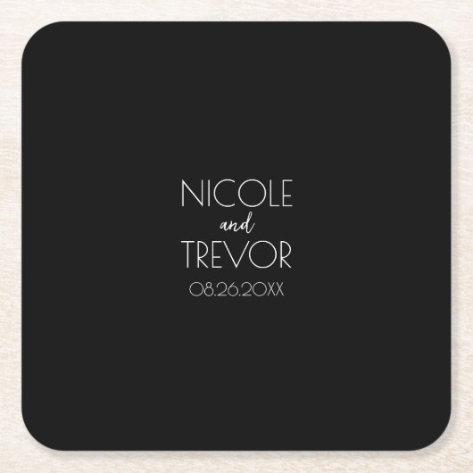 Creëer Uw eigen land - zwart Kartonnen Onderzetters (Voorkant)