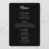 Creëer Uw eigen land - zwart Menu (Voorkant)