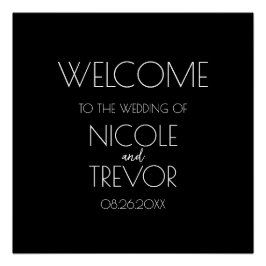 Creëer Uw eigen land - zwart Perfect Poster