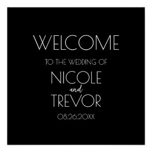 Creëer Uw eigen land - zwart Perfect Poster