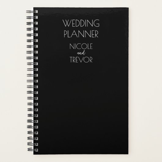 Creëer Uw eigen land - zwart Planner (Voorkant)