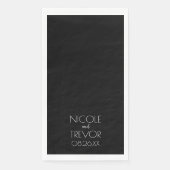 Creëer Uw eigen land - zwart Servet (Voorkant)