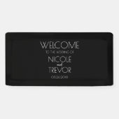 Creëer Uw eigen land - zwart Spandoek (Horizontaal)