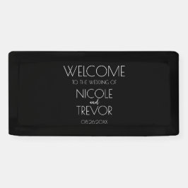 Creëer Uw eigen land - zwart Spandoek