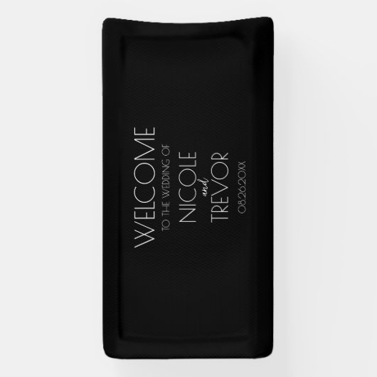 Creëer Uw eigen land - zwart Spandoek (Verticaal)