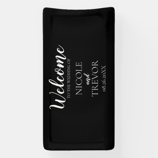 Creëer Uw eigen land - zwart Spandoek (Verticaal)