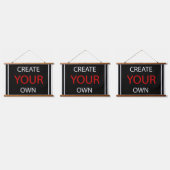 Creëer Uw eigen landschapsfunctie - 3x-landschapss Hangend Wandkleed (Driedubbel)