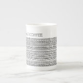 Creëer Uw eigen lange verborgen boodschap 148BW ni Porselein Kop (Voorkant)