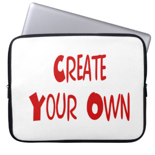 Creëer uw eigen laptophoes laptop sleeve