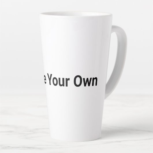 Creëer Uw eigen Latte Mok (Rechterhoek)