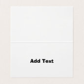 Creëer uw eigen lege magenta glitter visitekaartje (Binnenkant ongevouwen)