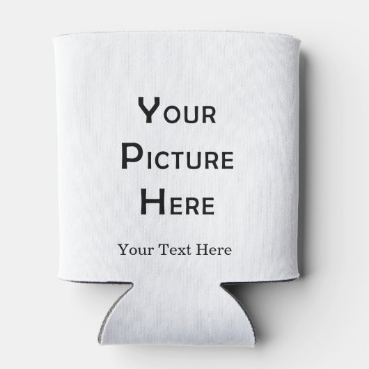 Creëer Uw eigen, lege Sjabloon fotoontwerp voor ei Blikjeskoeler (Achterkant)