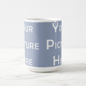 Creëer Uw eigen, lege Sjabloon fotoontwerp voor ei Koffiemok (Center)