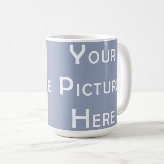 Creëer Uw eigen, lege Sjabloon fotoontwerp voor ei Koffiemok (Voorkant rechts)