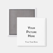 Creëer Uw eigen, lege Sjabloon fotoontwerp voor ei Magneet (Voorkant / Achterkant)