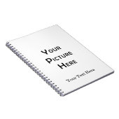 Creëer Uw eigen, lege Sjabloon fotoontwerp voor ei Notitieboek (Rechterzijde)