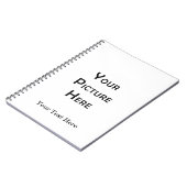 Creëer Uw eigen, lege Sjabloon fotoontwerp voor ei Notitieboek (Linkerzijde)