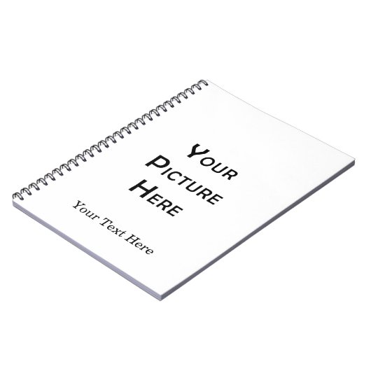 Creëer Uw eigen, lege Sjabloon fotoontwerp voor ei Notitieboek (Linkerzijde)