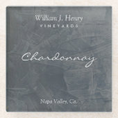 Creëer Uw eigen leisteen Glass Wine Onderzetters (Voorkant)