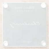 Creëer Uw eigen leisteen Glass Wine Onderzetters (Achterkant)