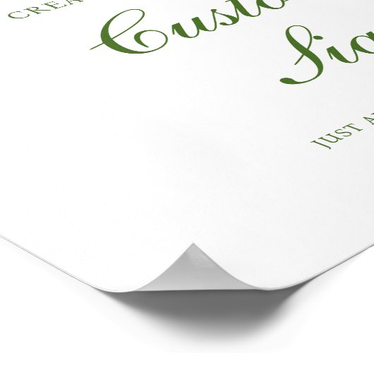 Creëer Uw eigen Lemon Theme Tafelblad Teken Poster (Hoek)