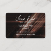 Creëer Uw Eigen Lens Flare Lights Visitekaartje (Achterkant)