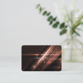 Creëer Uw Eigen Lens Flare Lights Visitekaartje (Staand voorkant)