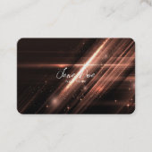 Creëer Uw Eigen Lens Flare Lights Visitekaartje (Voorkant)