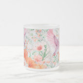 Creëer Uw eigen lentevormen & bloemen Matglas Koffiemok (Center)