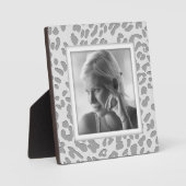 Creëer-Uw-Eigen Leopard-fotoplaat Foto Lijst Plaqu Fotoplaat (Voorkant)