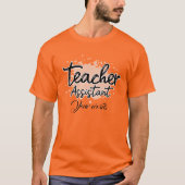 Creëer Uw eigen lerarenassistent T-shirt (Voorkant)