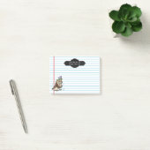 Creëer Uw eigen lerarennaam | Aangepaste boomkorre Post-it® Notes (Kantoor)