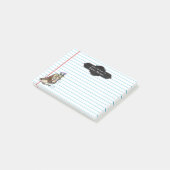 Creëer Uw eigen lerarennaam | Aangepaste boomkorre Post-it® Notes (Schuin)