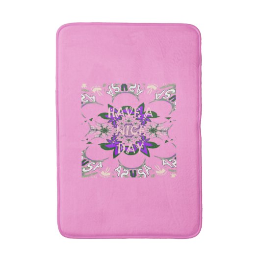 Creëer Uw eigen leuke dag bath Mat (Voorkant Verticaal)